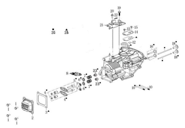 Crankcase G 48 PK COMFORT (K450) Lawnmower