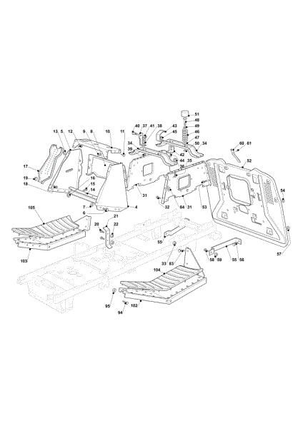 Frame OM 93/16 K Cat. 2022 Garden tractor