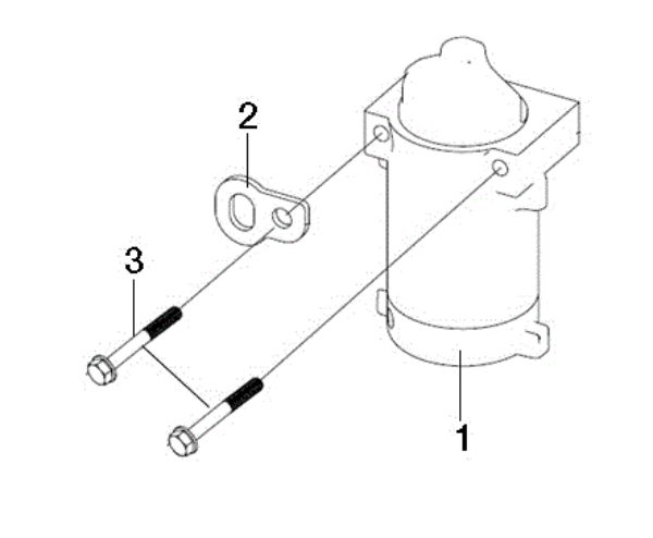 Starter lever OM 124/24 KH (K2400AVD V-Twin - EURO5) Cat. 2022 Garden tractor