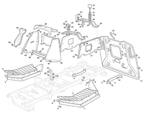 Frame GLX 22-102 H2 Garden tractor