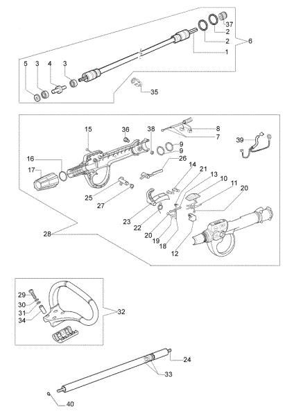 Transmission 453 BP Ergo Brushcutter