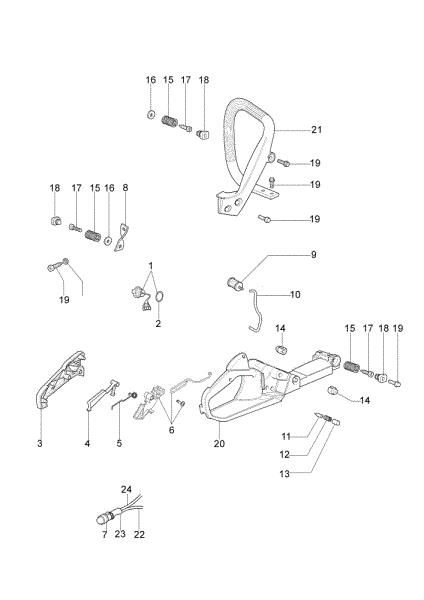 Tank and handle 941 CX Chainsaw