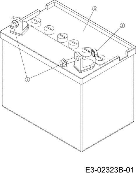 Battery POLO 108/17 H Cat.2008 Garden tractor