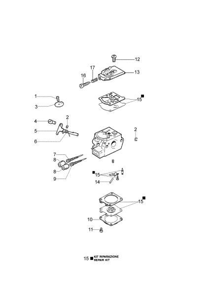 Carburetor WT-870 SPARTA 370 S (Euro2) Brushcutter