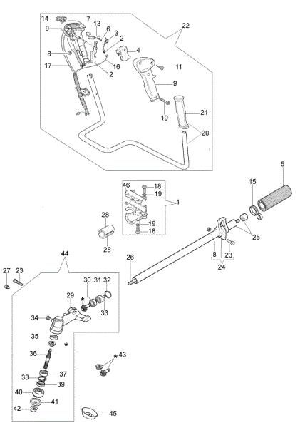 Transmission BC 250 T Brushcutter