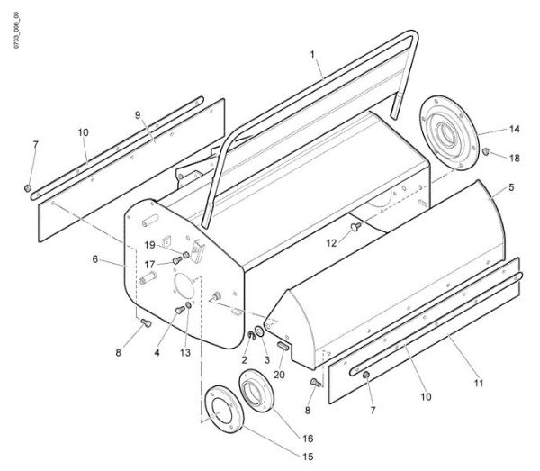 Guard (Rotor) WB 80 KR 11 Flail mowers