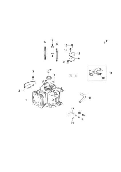 Cilindro y basamento G 48 TK ALLROAD (K500) Cortacésped