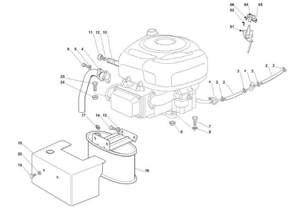 Motor OM 93C/13,5M Cat.2010 Tractor