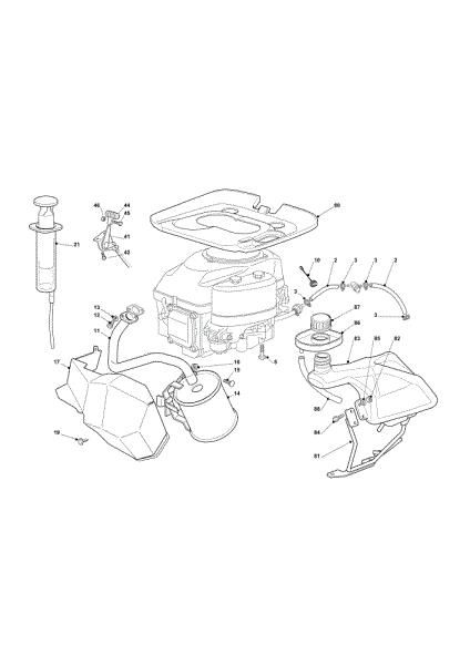 Tanque, escape y protecciones OM 72C/12,5KM Cat.2011 Tractor