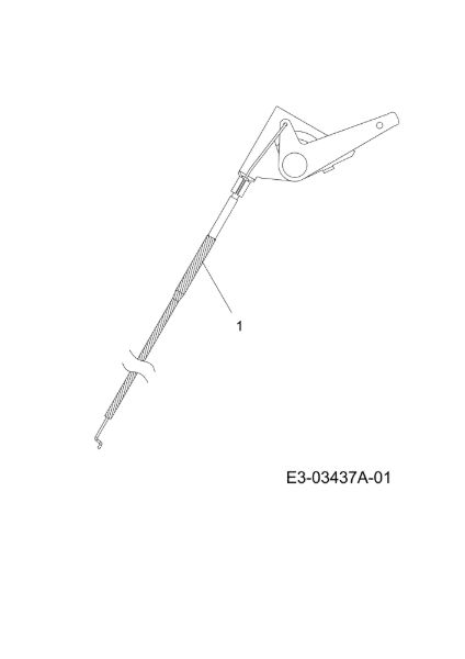 Cable acelerador KROSSER 105/22 H Cat. 2011 (13XXXXXX636) Tractor