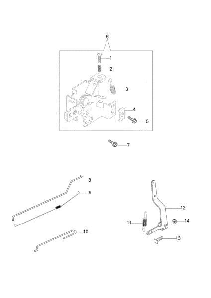 Palnca compl. G 48 PK COMFORT (K500) Cortacésped