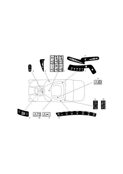 Etiquetas (1/2) OM 72C/13H Cat.2013 Tractor