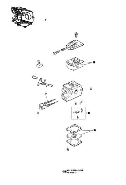 Carburador WT-1053 BC 430 TL Desbrozadora