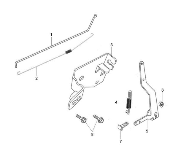 Palnca compl. G 48 TK ESSENTIAL (K600 AUTOCHOKE) Cortacésped