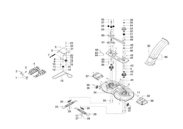 Plataforma de corte OM 125/23 H Tractor