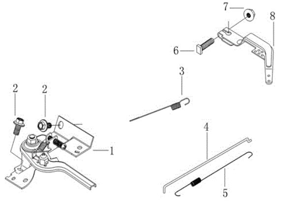 Palnca compl. MH 197 RK (K800 HC) Motoazada