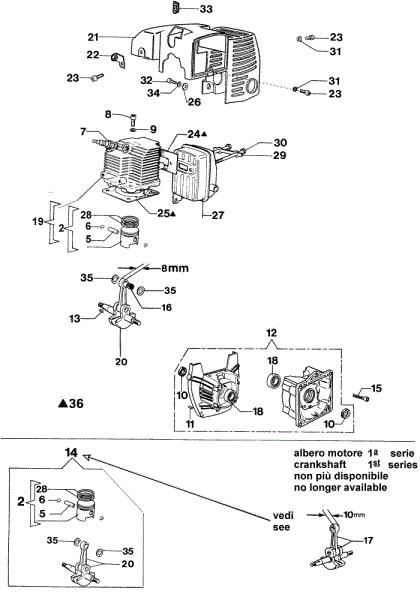 Motor 733 T Desbrozadora