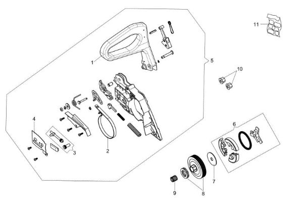 Carter cadena - Embrague GSH 560 (Euro 2 - Euro 5) Motosierra