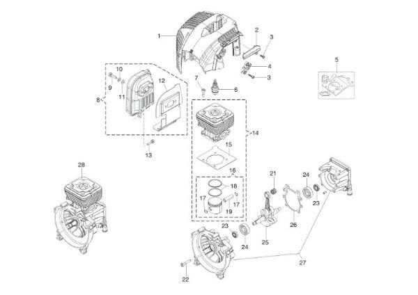 Motor BC 400 S Desbrozadora