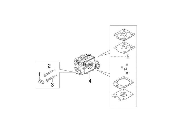 Carburador WT-780G GS 371 (Euro 2) Motosierra