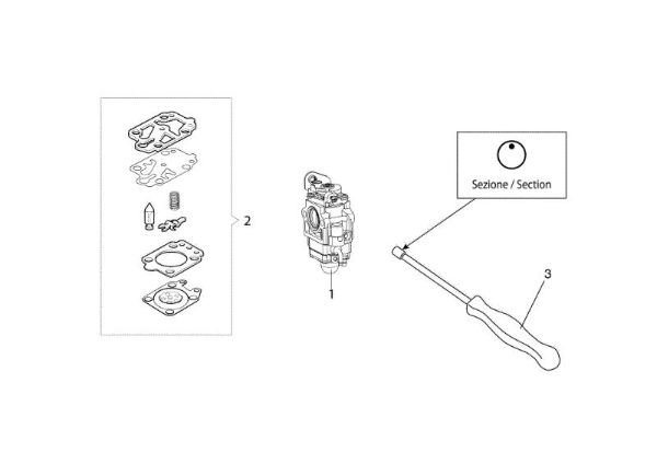 Carburador BCH 400 BP Desbrozadora