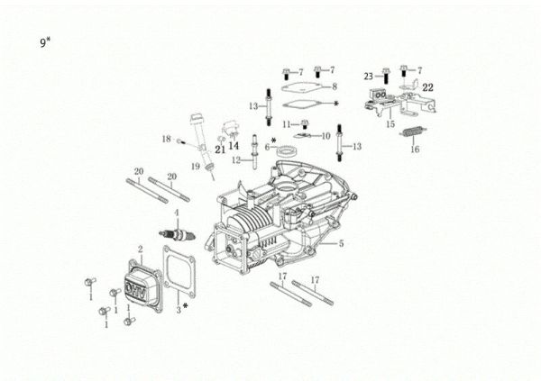 Carter motor G 48 PK COMFORT PLUS (K605) EURO 5 Cortacesped