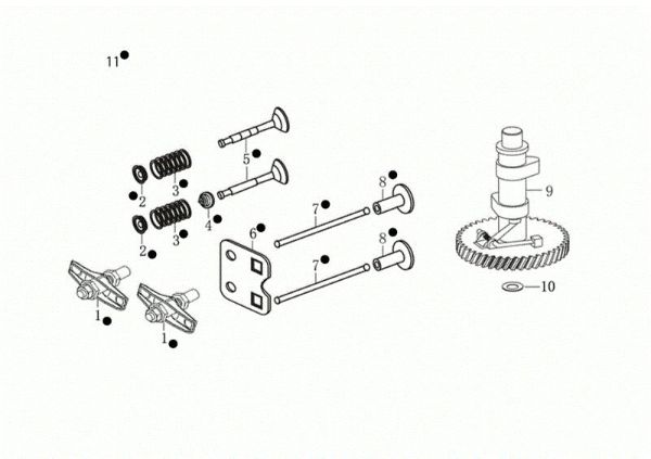 Kit valvula G 53 TK ALL ROAD PLUS 4 (K805) EURO 5 Cortacésped