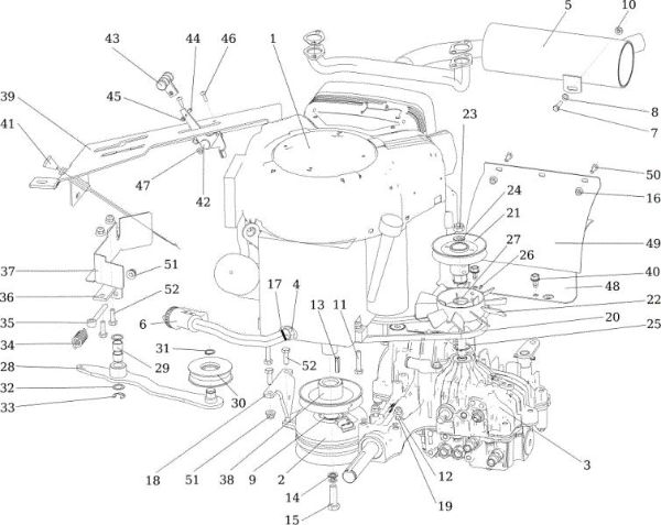 Motor APACHE 92 EVO (K2400AVD V-Twin - EURO5) Cat.2021 Tractor