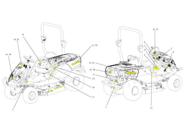 Etiquetas CHEYENNE 26 (KAWASAKI) Cat. 2022 Tractor