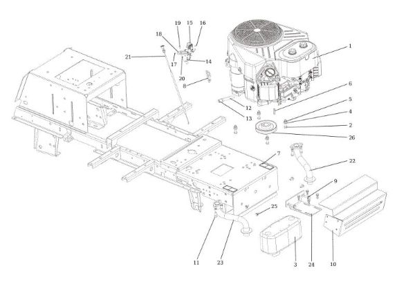 Motor OM 106/24 KH (K2400AVD V-Twin) 4X4 Cat. 2022 Tractor