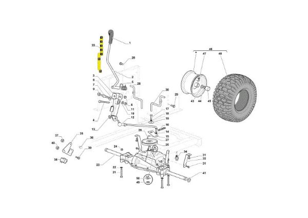 Transmisión OM 98L/12,5 K M Cat. 2023 Tractor