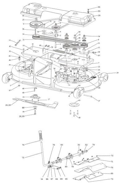 Plataforma de corte (1/2) (Change over) OM 106/24 KH (K2400AVD V-Twin - EURO5) Cat. 2023 Tractor