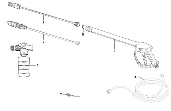 Accesorios PW 150 C Hidrolimpiadora