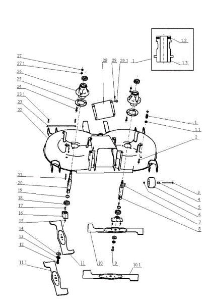 Plataforma de corte (1/2) OM 104JH/16H Cat.2005 Tractor