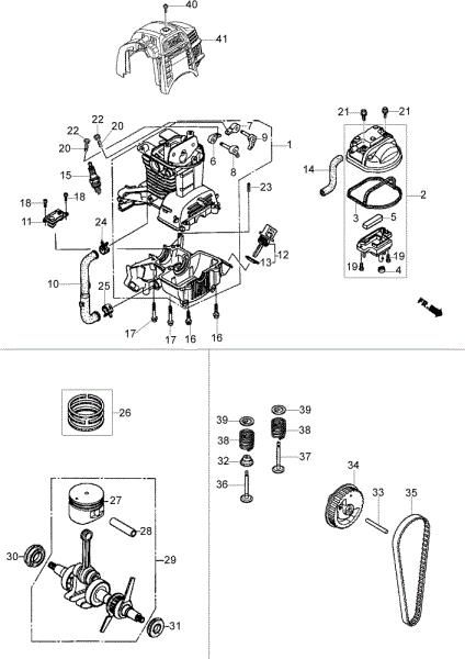 Motor BC 360 4S Desbrozadora