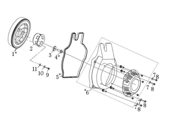 Grupo arranque Easy start MOTORE K7000 HDR (EURO5) Motor