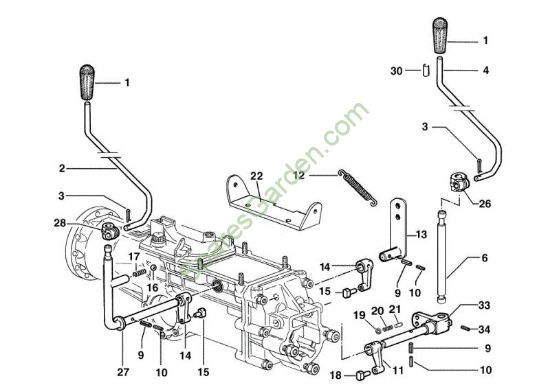 Caja de mando (Cambio) FC 150 MS Segadora