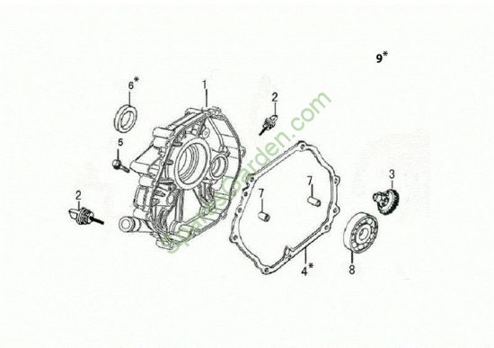 Tapa basamento MOTORE K1100 H (EURO5) Motor