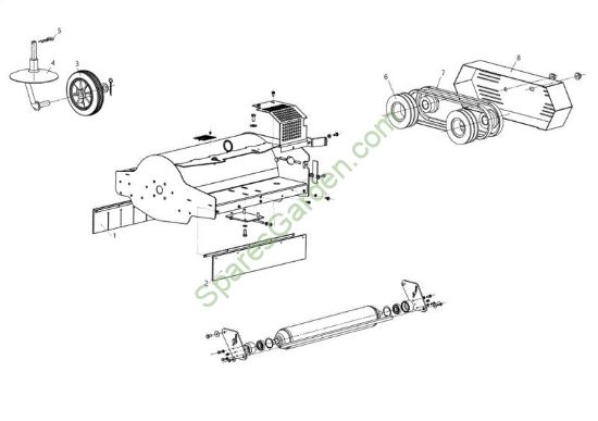 Despiece completo 1 L0091000 Trinciasarmenti TR 650 (da 03/2017) Desbrozadoras de ruedas