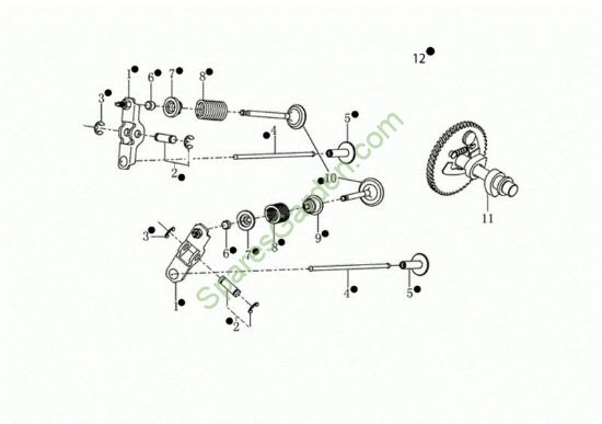 Valvula MOTORE K900 HR (EURO5) Motor