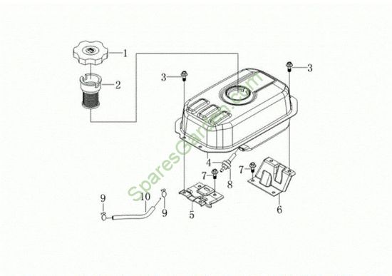 Tanque MOTORE K800 H (EURO 5) Motor K800H(EURO 5)