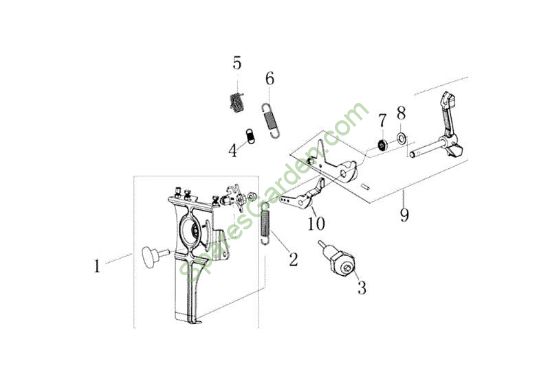 Palnca compl. MOTORE K9000 HD (Diesel) Motor