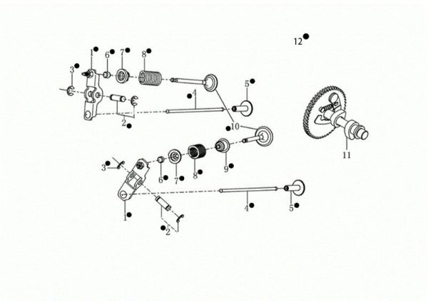 Valvula MOTORE K900 H Motor
